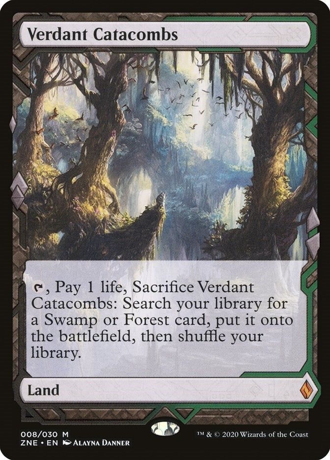 Image for Verdant Catacombs (8) (Zendikar Rising Expeditions) - Magic: The Gathering