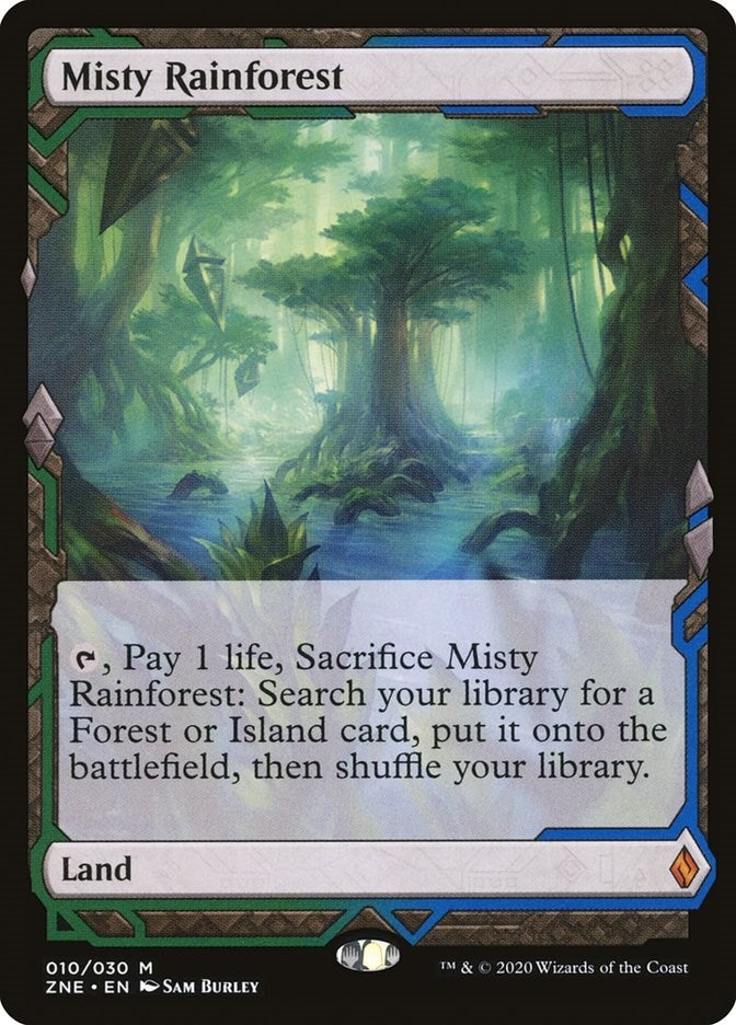 Image for Misty Rainforest (10) (Zendikar Rising Expeditions) - Magic: The Gathering