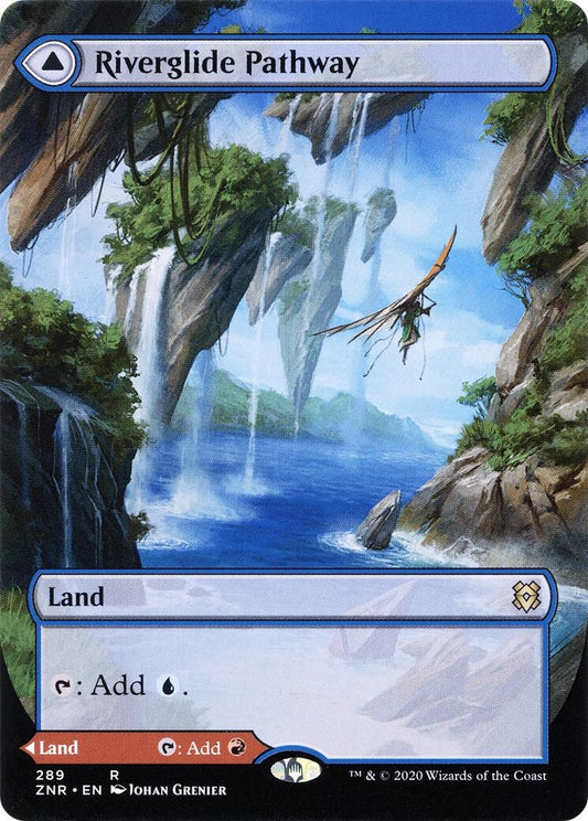 Image for Riverglide Pathway (Borderless) (289) (Zendikar Rising) - Magic: The Gathering