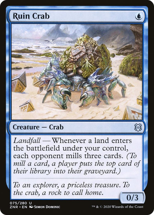 Image for Ruin Crab (75) (Zendikar Rising) - Magic: The Gathering