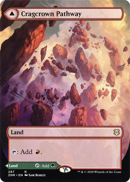 Image for Cragcrown Pathway (Borderless) (287) (Zendikar Rising) - Magic: The Gathering