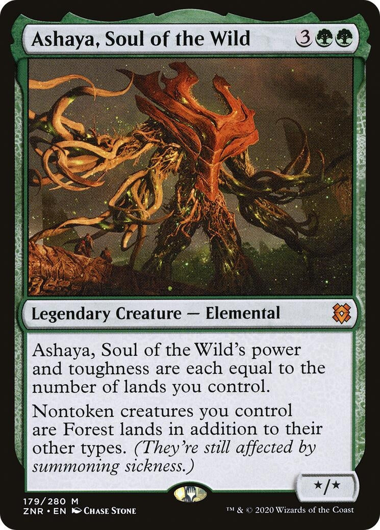 Image for Ashaya, Soul of the Wild (179) (Zendikar Rising) - Magic: The Gathering