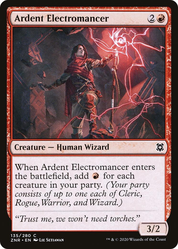 Image for Ardent Electromancer (135) (Zendikar Rising) - Magic: The Gathering