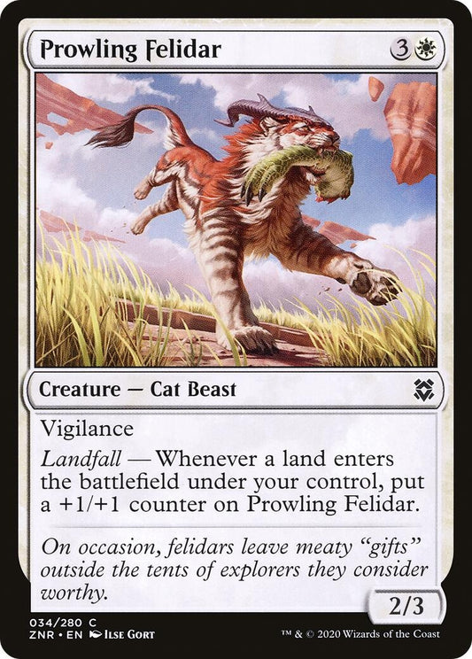 Image for Prowling Felidar (34) (Zendikar Rising) - Magic: The Gathering