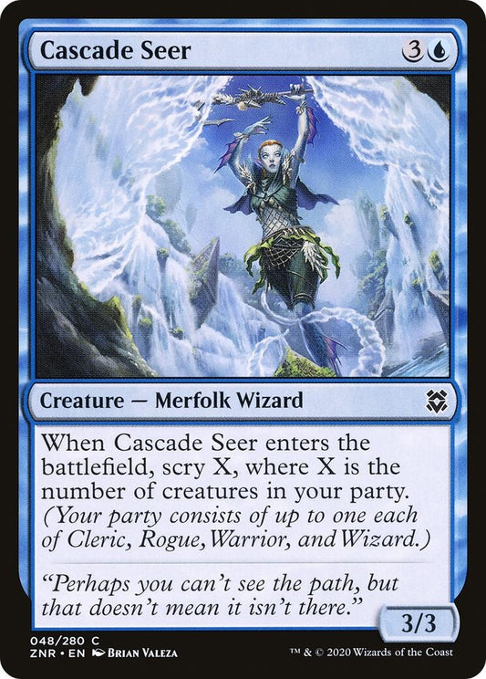 Image for Cascade Seer (48) (Zendikar Rising) - Magic: The Gathering
