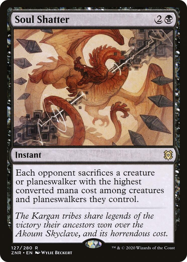 Image for Soul Shatter (127) (Zendikar Rising) - Magic: The Gathering