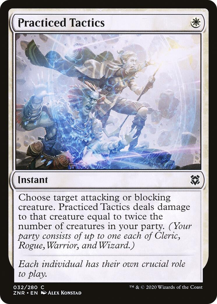 Image for Practiced Tactics (32) (Zendikar Rising) - Magic: The Gathering