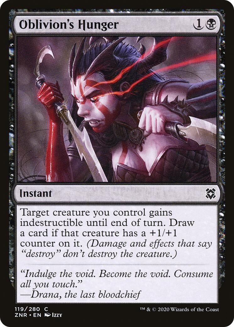 Image for Oblivion's Hunger (119) (Zendikar Rising) - Magic: The Gathering