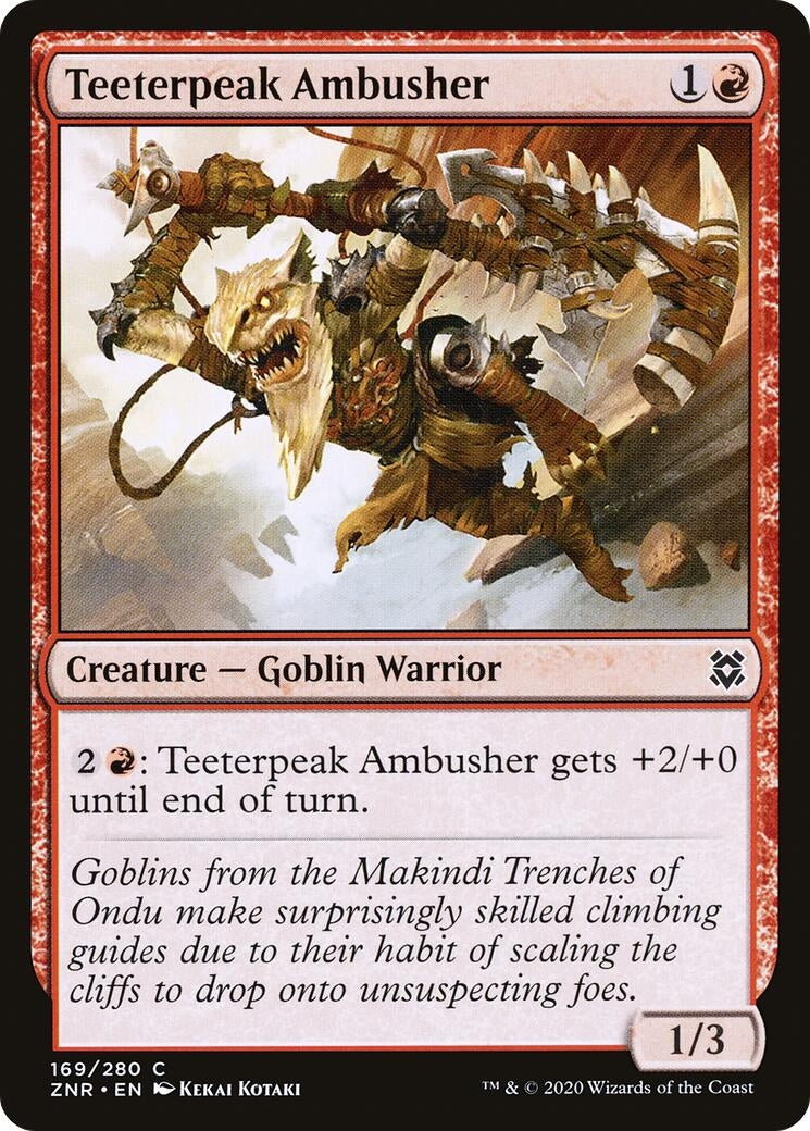 Image for Teeterpeak Ambusher (169) (Zendikar Rising) - Magic: The Gathering