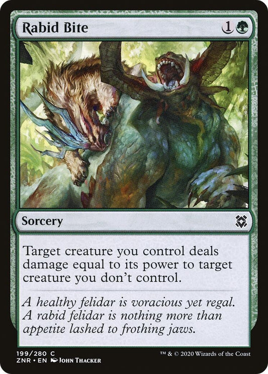 Image for Rabid Bite (199) (Zendikar Rising) - Magic: The Gathering