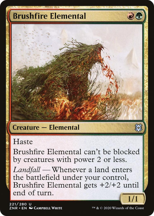 Image for Brushfire Elemental (221) (Zendikar Rising) - Magic: The Gathering