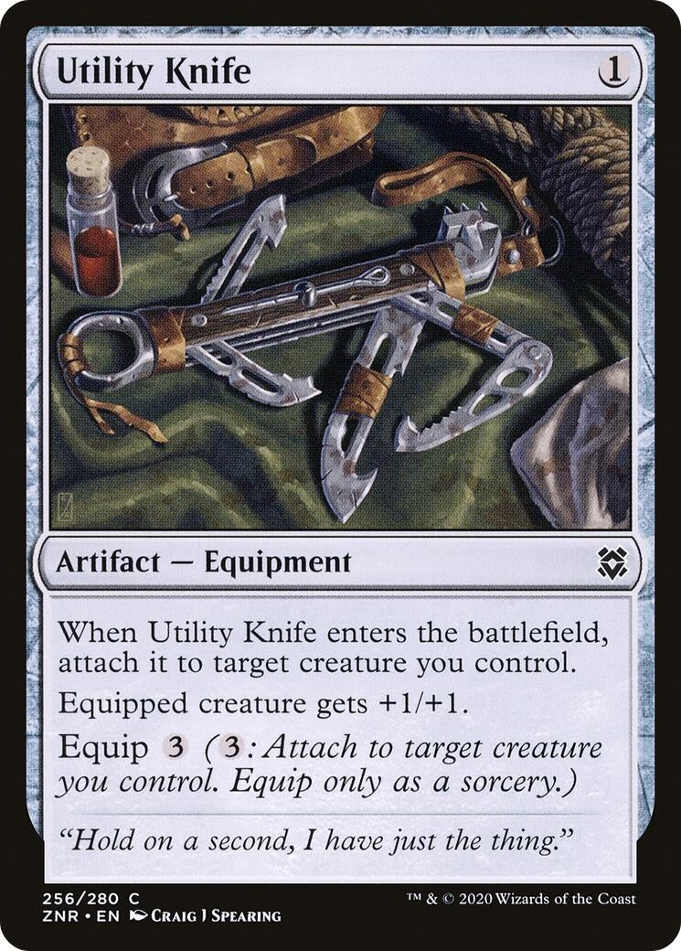 Image for Utility Knife (256) (Zendikar Rising) - Magic: The Gathering
