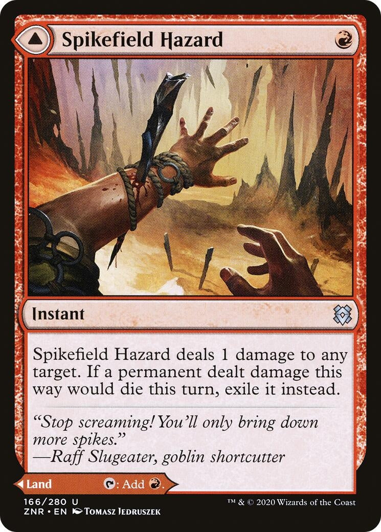 Image for Spikefield Hazard (166) (Zendikar Rising) - Magic: The Gathering