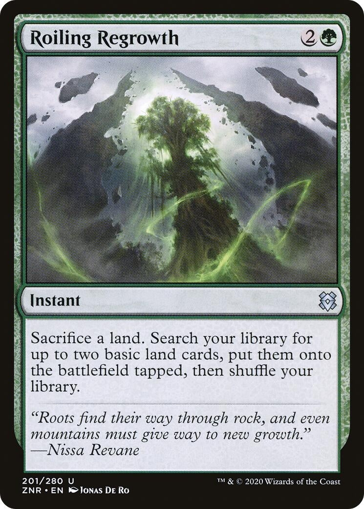 Image for Roiling Regrowth (201) (Zendikar Rising) - Magic: The Gathering