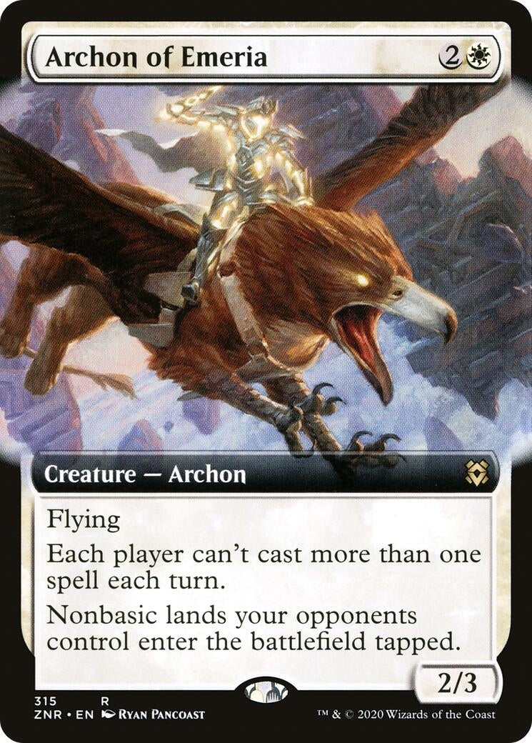 Image for Archon of Emeria (Extended Art) (315) (Zendikar Rising) - Magic: The Gathering