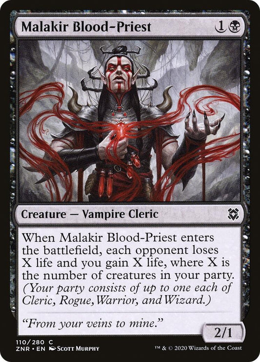 Image for Malakir Blood-Priest (110) (Zendikar Rising) - Magic: The Gathering