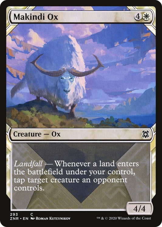 Image for Makindi Ox (Showcase) (293) (Zendikar Rising) - Magic: The Gathering