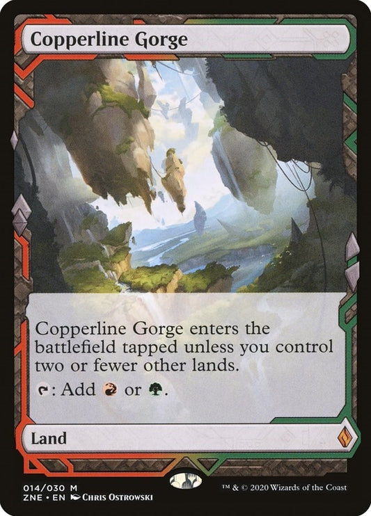 Image for Copperline Gorge (14) (Zendikar Rising Expeditions) - Magic: The Gathering