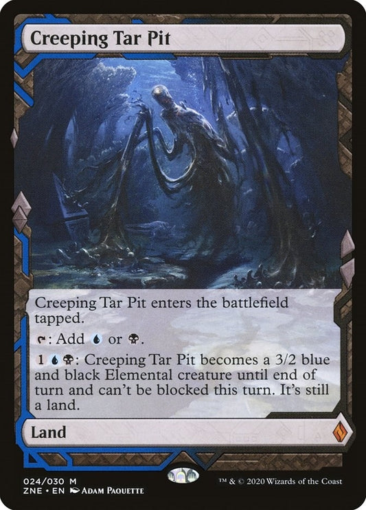 Image for Creeping Tar Pit (24) (Zendikar Rising Expeditions) - Magic: The Gathering