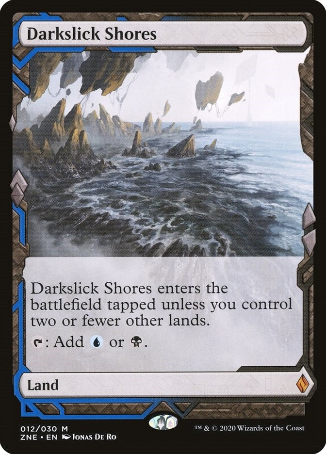 Image for Darkslick Shores (12) (Zendikar Rising Expeditions) - Magic: The Gathering