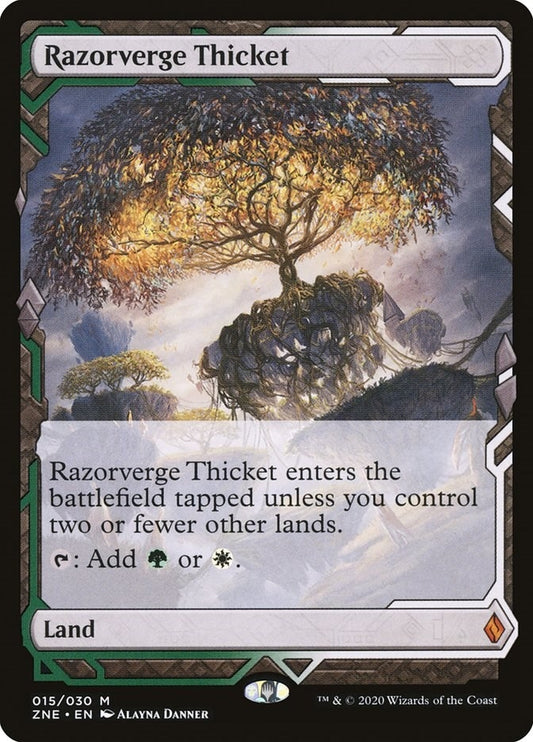 Image for Razorverge Thicket (15) (Zendikar Rising Expeditions) - Magic: The Gathering