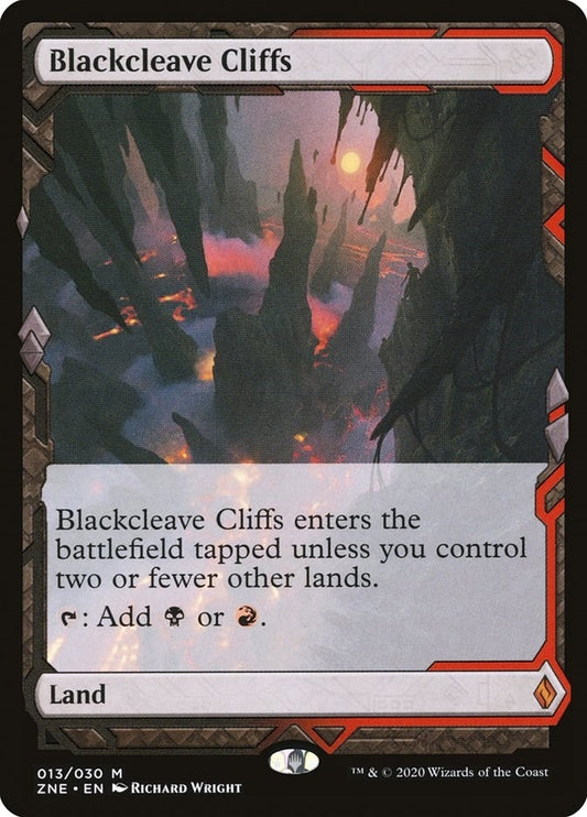 Image for Blackcleave Cliffs (13) (Zendikar Rising Expeditions) - Magic: The Gathering