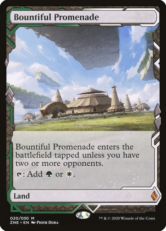 Image for Bountiful Promenade (20) (Zendikar Rising Expeditions) - Magic: The Gathering