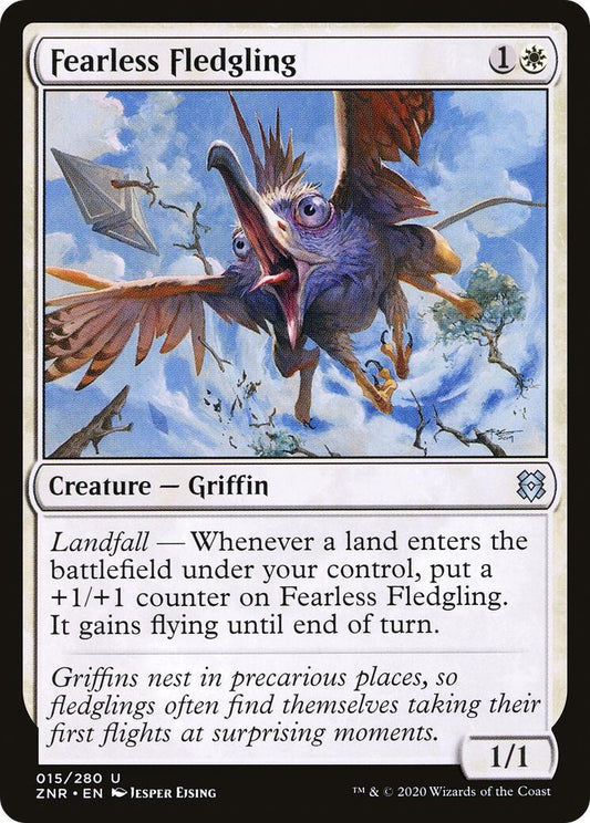 Image for Fearless Fledgling (15) (Zendikar Rising) - Magic: The Gathering