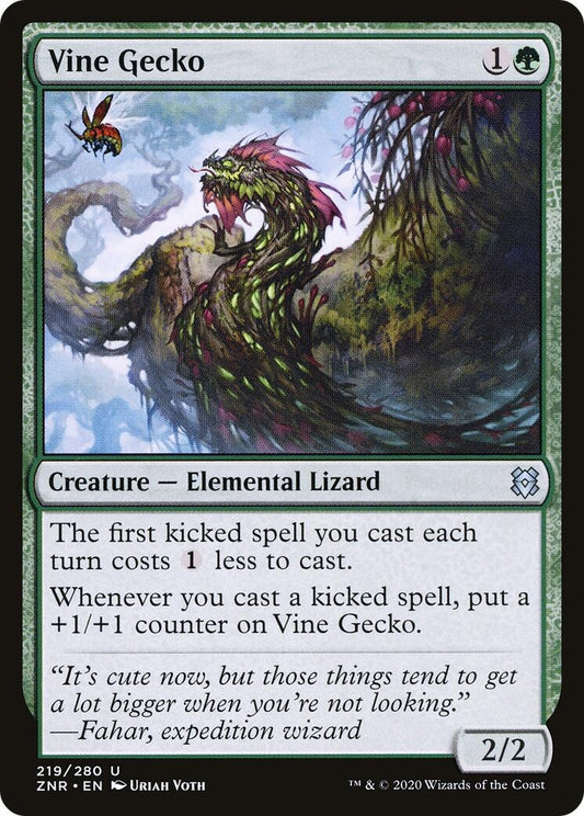 Image for Vine Gecko (219) (Zendikar Rising) - Magic: The Gathering