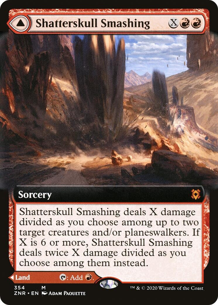 Image for Shatterskull Smashing (Extended Art) (354) (Zendikar Rising) - Magic: The Gathering