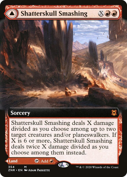 Image for Shatterskull Smashing (Extended Art) (354) (Zendikar Rising) - Magic: The Gathering