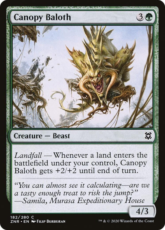 Image for Canopy Baloth (182) (Zendikar Rising) - Magic: The Gathering
