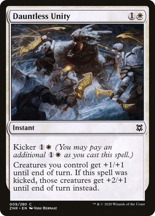 Image for Dauntless Unity (9) (Zendikar Rising) - Magic: The Gathering