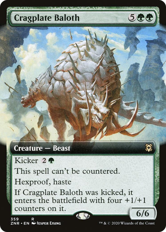 Image for Cragplate Baloth (Extended Art) (359) (Zendikar Rising) - Magic: The Gathering