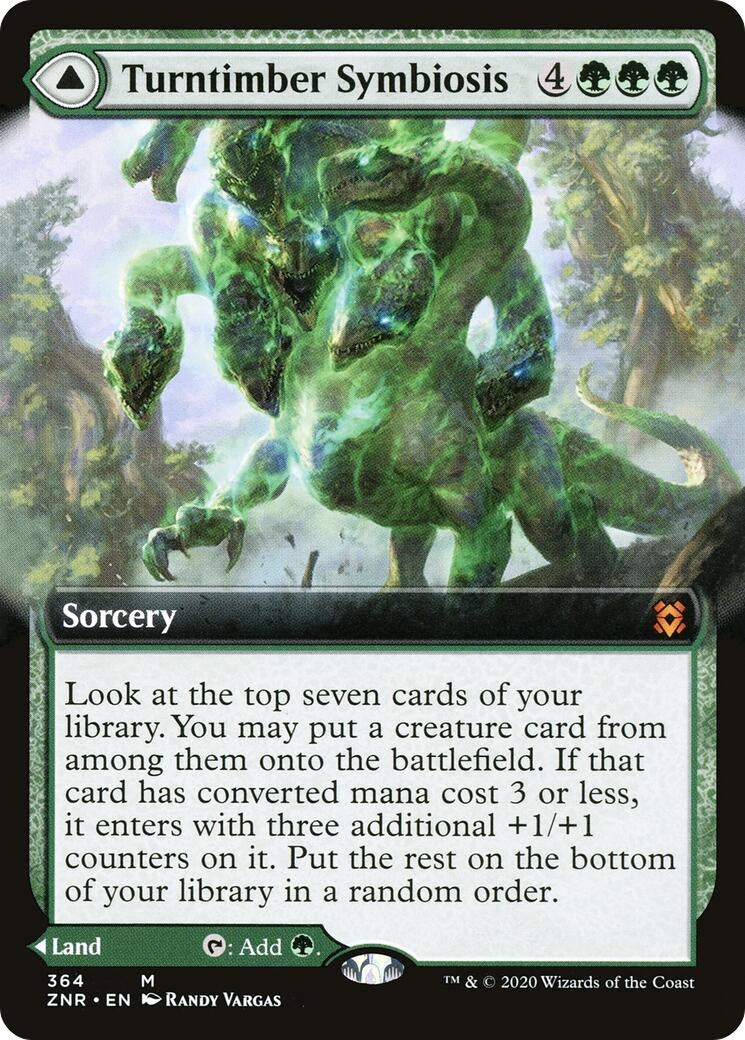 Image for Turntimber Symbiosis (Extended Art) (364) (Zendikar Rising) - Magic: The Gathering