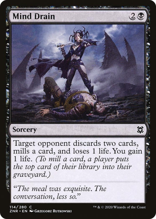 Image for Mind Drain (114) (Zendikar Rising) - Magic: The Gathering