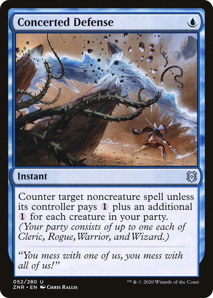 Image for Concerted Defense (52) (Zendikar Rising) - Magic: The Gathering