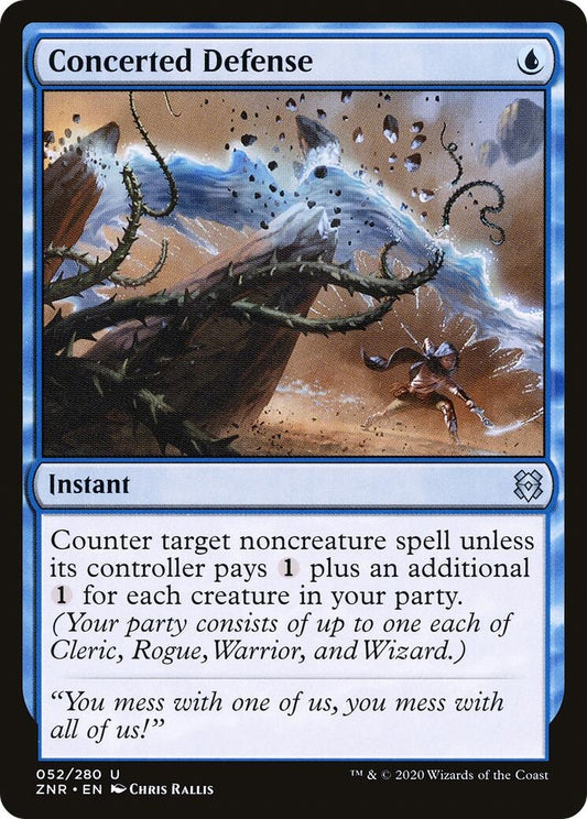 Image for Concerted Defense (52) (Zendikar Rising) - Magic: The Gathering