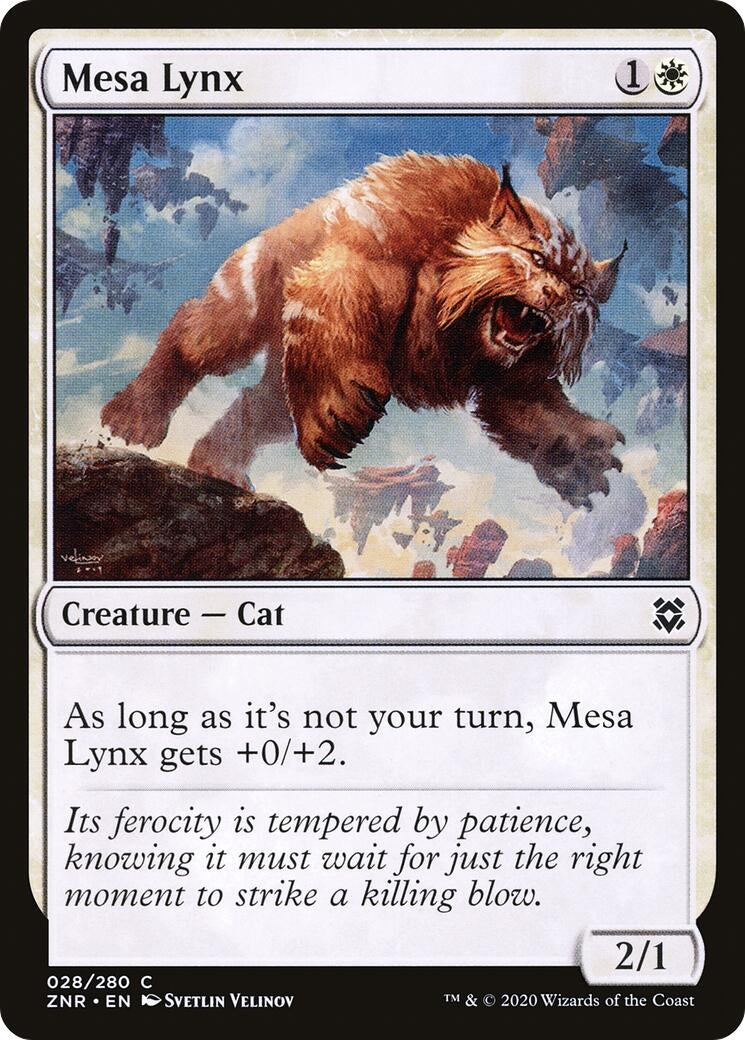 Image for Mesa Lynx (28) (Zendikar Rising) - Magic: The Gathering