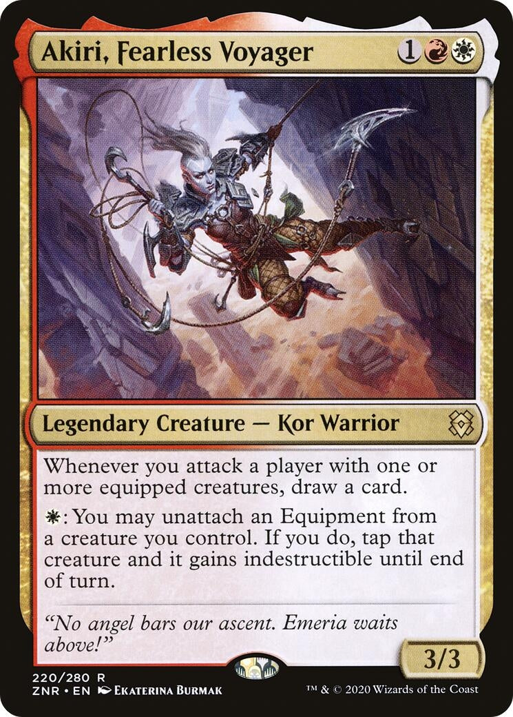 Image for Akiri, Fearless Voyager (220) (Zendikar Rising) - Magic: The Gathering