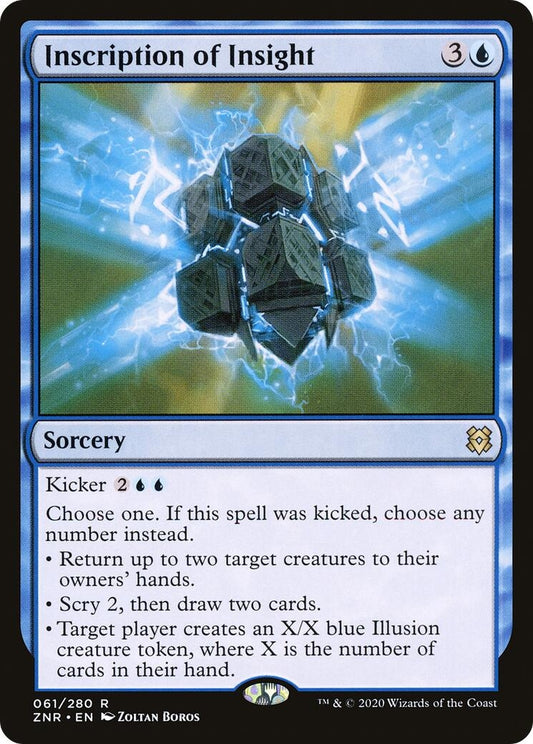 Image for Inscription of Insight (61) (Zendikar Rising) - Magic: The Gathering