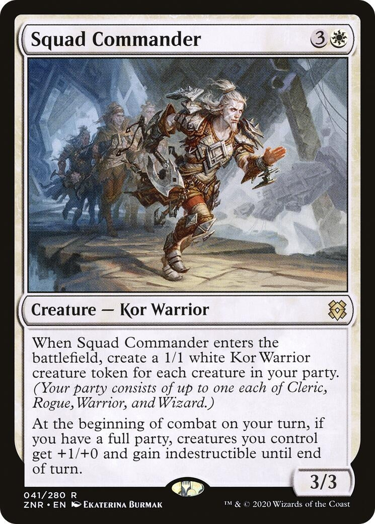 Image for Squad Commander (41) (Zendikar Rising) - Magic: The Gathering