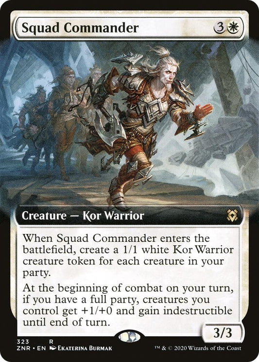 Image for Squad Commander (Extended Art) (323) (Zendikar Rising) - Magic: The Gathering