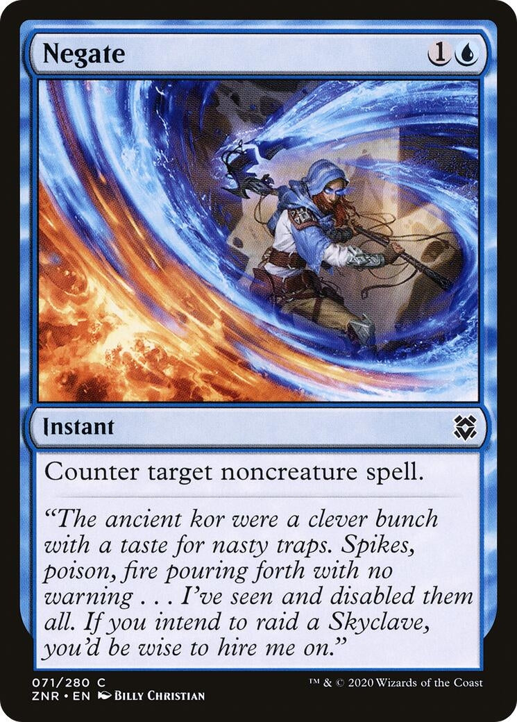 Image for Negate (71) (Zendikar Rising) - Magic: The Gathering