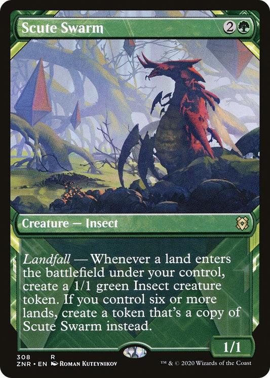 Image for Scute Swarm (Showcase) (308) (Zendikar Rising) - Magic: The Gathering