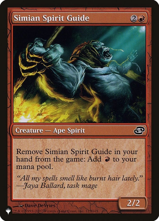 Image for Simian Spirit Guide (122/165) (The List Reprints) - Magic: The Gathering