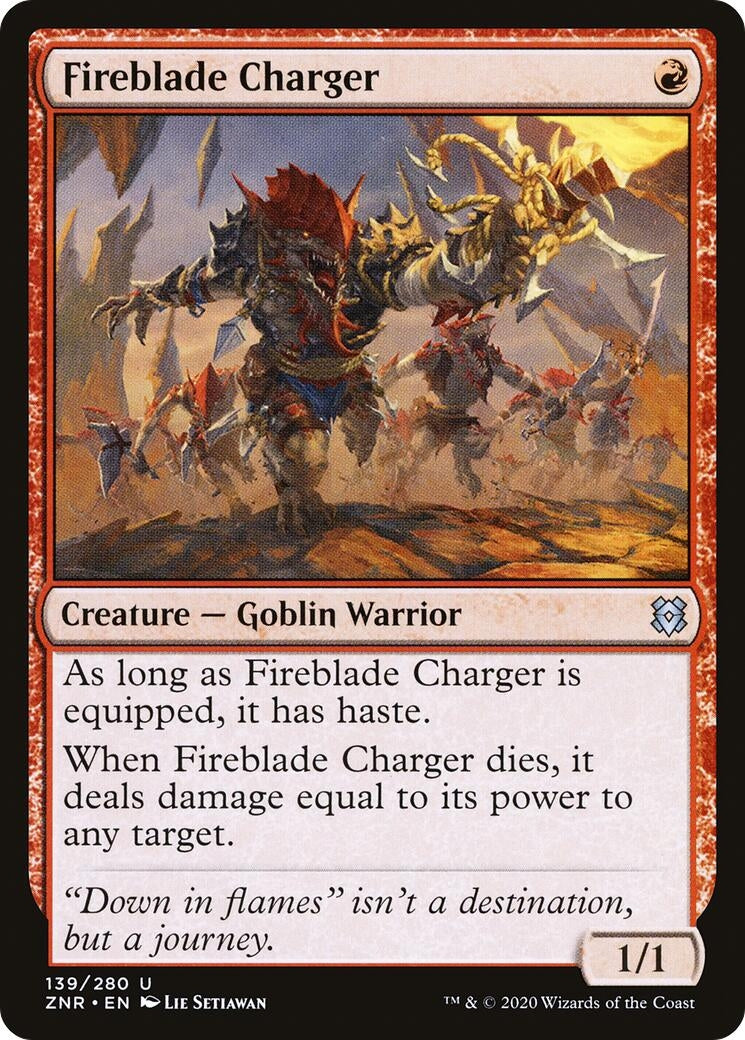 Image for Fireblade Charger (139) (Zendikar Rising) - Magic: The Gathering
