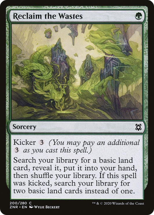 Image for Reclaim the Wastes (200) (Zendikar Rising) - Magic: The Gathering