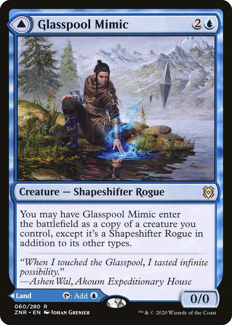 Image for Glasspool Mimic (60) (Zendikar Rising) - Magic: The Gathering