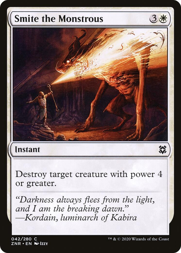 Image for Smite the Monstrous (42) (Zendikar Rising) - Magic: The Gathering